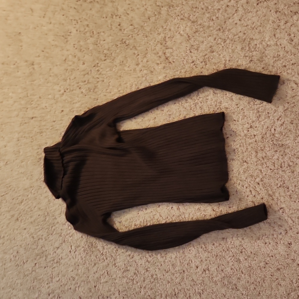 Women's Form-Fitting Turtleneck INC Top.